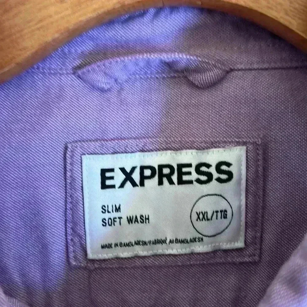 Express Slim Soft Wash Button Down Long Sleeve Sh… - image 7